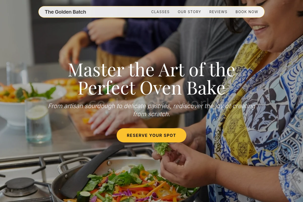 Oven Cooking Class