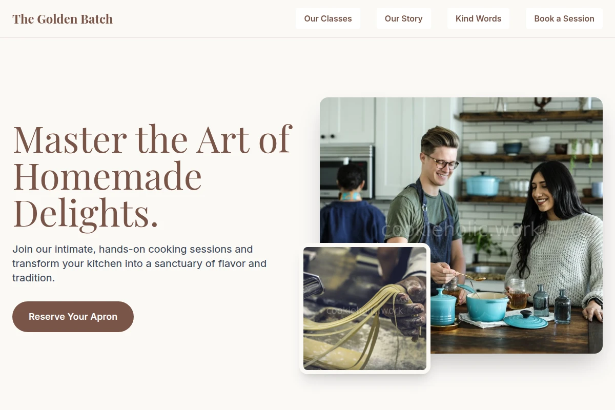 Homemade Cooking Class