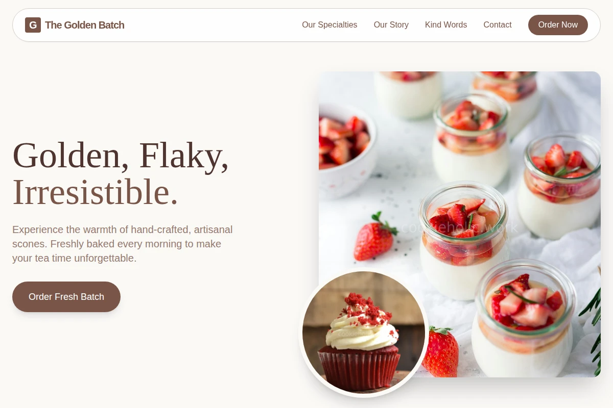 Scone Dessert